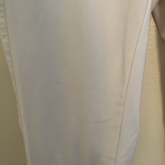 SLAZENGER Ultralight Aero Skinny Quick Dry Twill Golf Pants, White- Size 2 - Picture 6 of 10